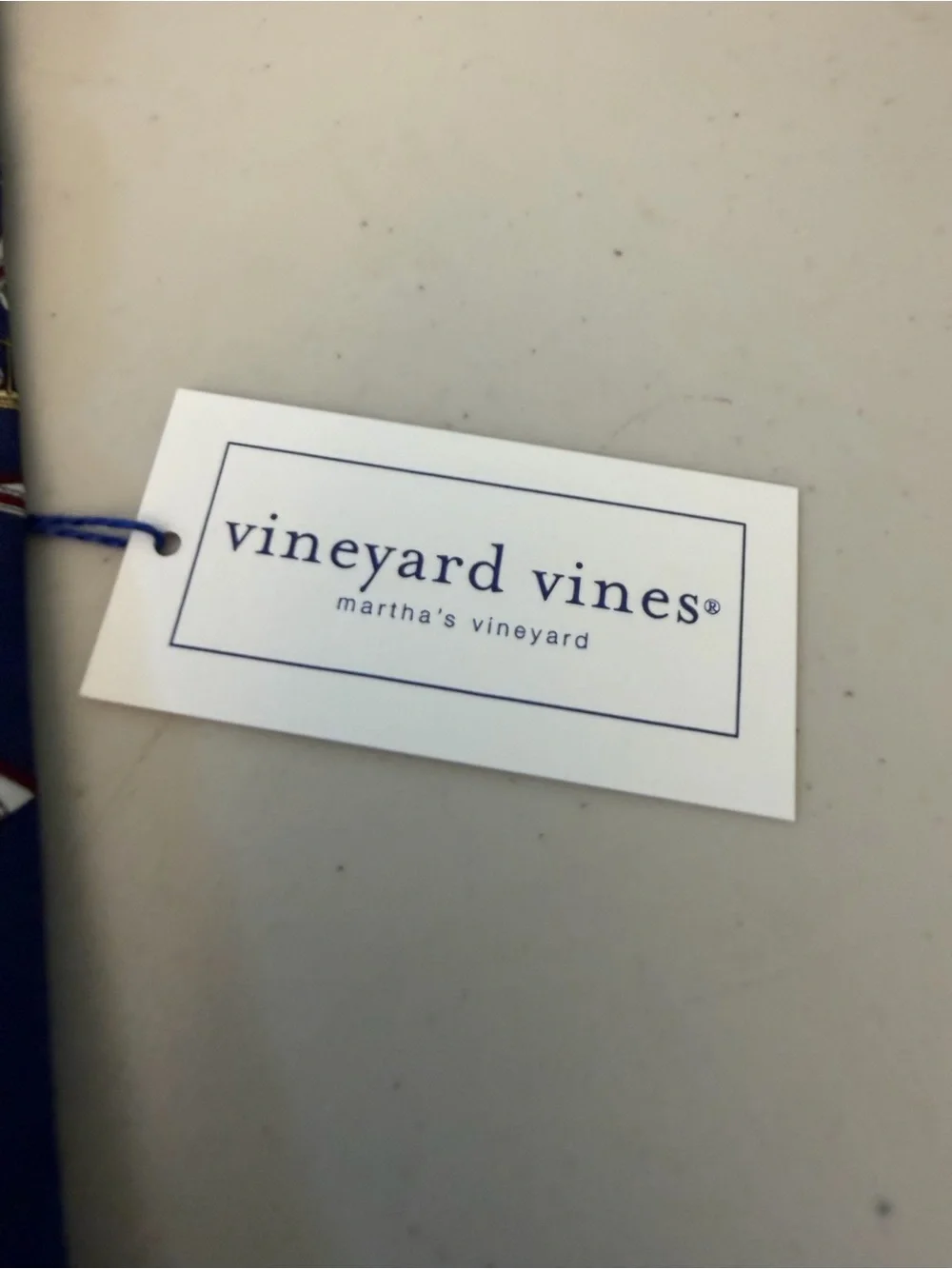 New VINEYARD VINES CUSTOM COLLECTION BLUE LIBRA MOTIF TIE